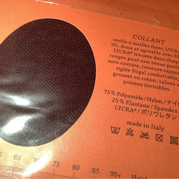 Fogal Netlace fishnet pantyhose, color barolo (dark red), size: S - Picture 8 of 12